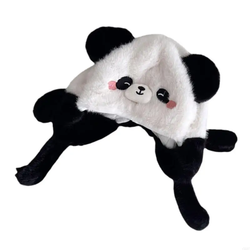 

C63C Cosy Animal Themed Baby Earflap Hat Soft and Warm Bonnet Caps Windproof