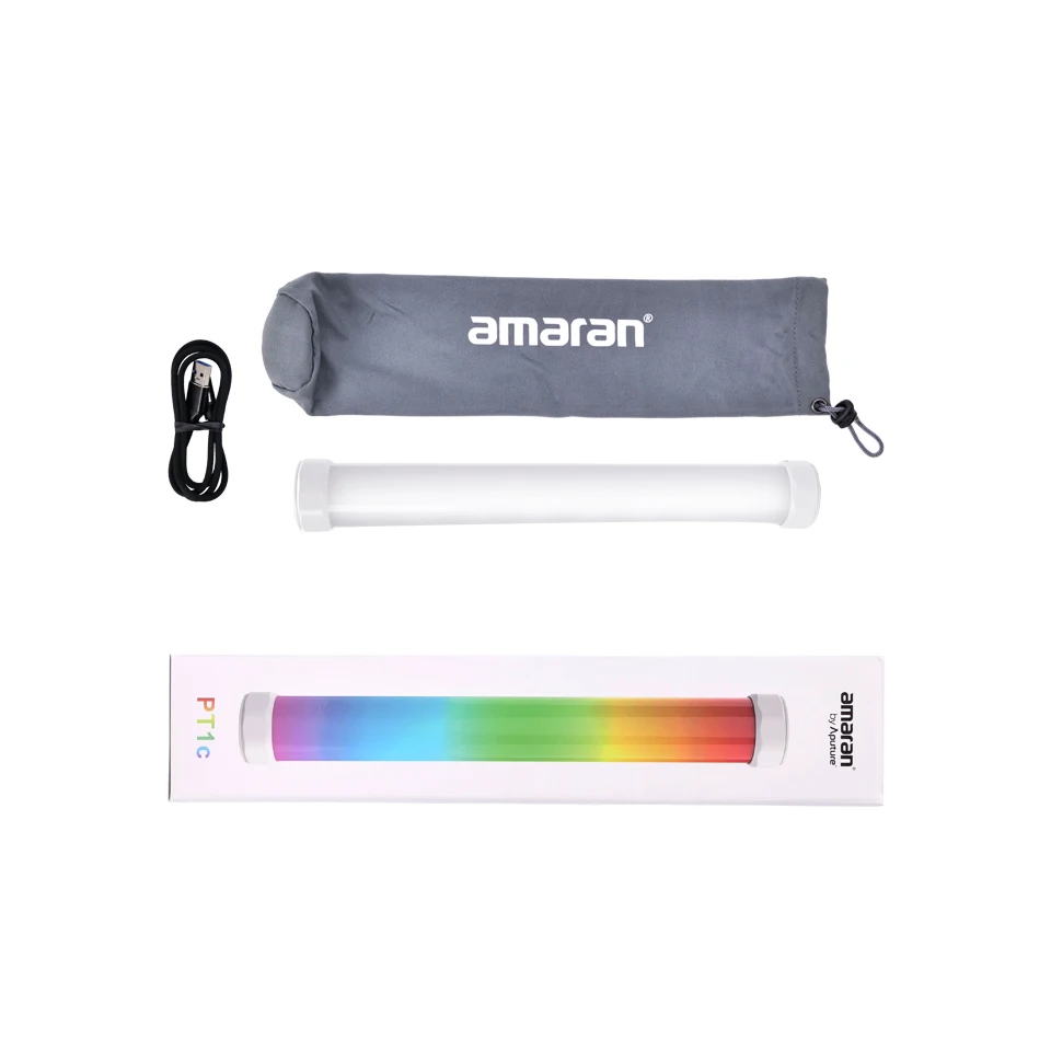 Aputure Amaran Pixel Tube PT1c PT2c PT4c LED Light Stick Rainbow Streaming Light Effect Video Lighting for Film Interview