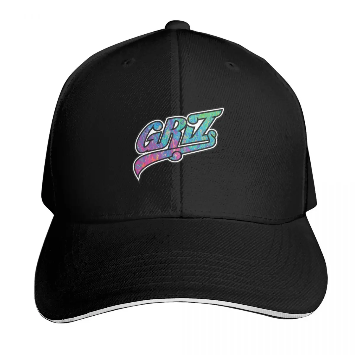 Griz Logo Classic Baseball Cap Snapback Flat Bill Strapback Dad Hat Six Panel Structured Crown