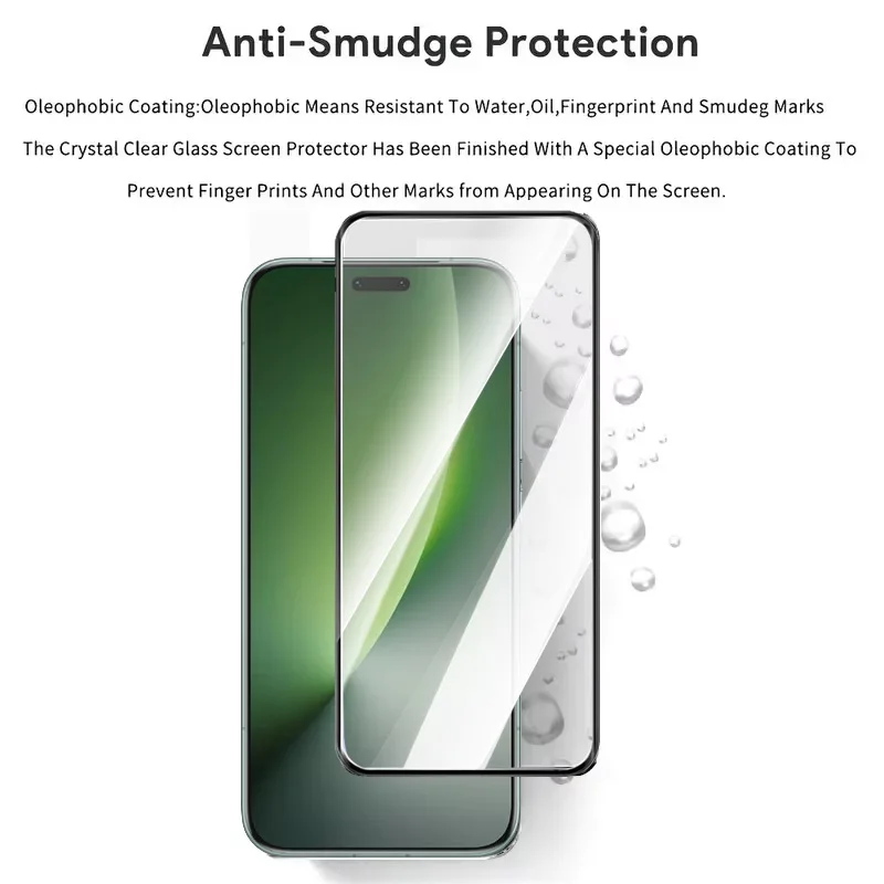 4-in-1 für Honor Magic 8/8 Pro Premium Panzerglas+Kameralinsen-Schutz - HD-Klar, Echte Berührungsempfindlichkeit, Rückstandsfreie Entfernung – Detail 4