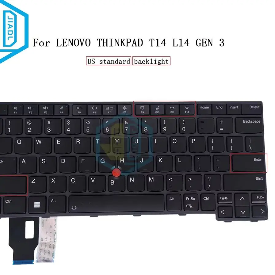 Backlight Keyboard LA US FR For Lenovo ThinkPad T14 L14 P14S GEN 3 21AH 21AJ USA Trackpoint Keyboards 5N21D67970 CS22FBL-84US