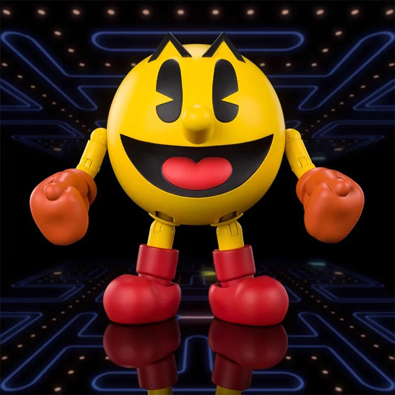 

Original Bandai Sh Figuarts SHF PAC-MAN Best Selection Pac Man Action Figures Anime Model Toys Collection In Stock