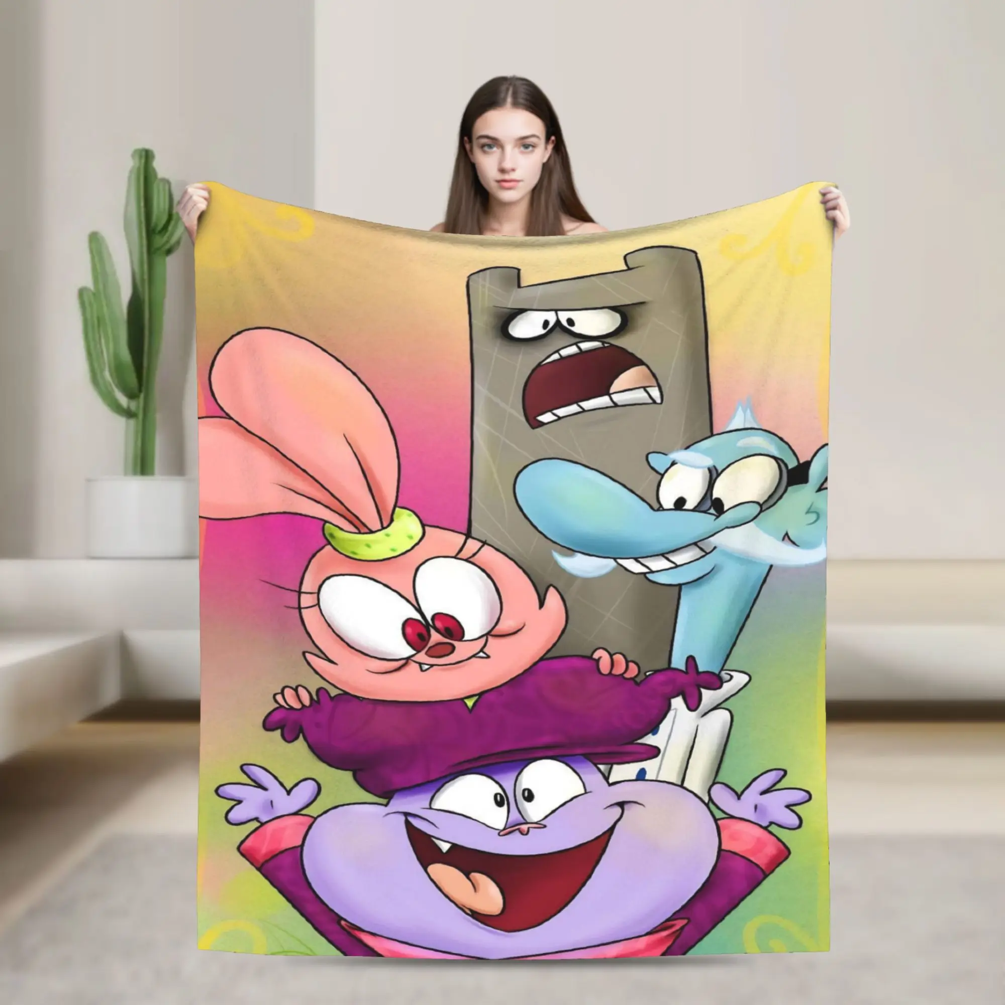 Mordecai And Rigbys Regulars Shows Blankets Super Soft Coral Fleece Plush Relax Gift  Throw Blanket Bedspread