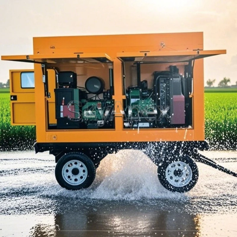 Deposit Permanent Magnet Variable Frequency Pump Truck  Project Bidding Municipal Drainage Pump Truck Customizable