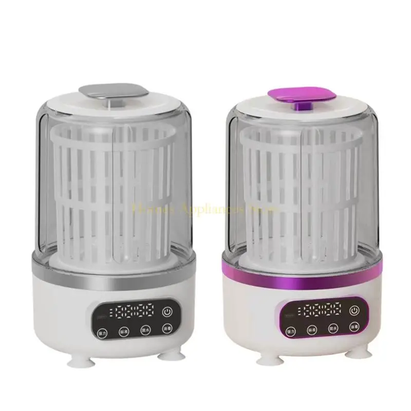 

D0AB Portable Laundry Device USB Charging Function Quiet Motor Plastic Texture Suitable for Small Space and Sensitive Fabrics