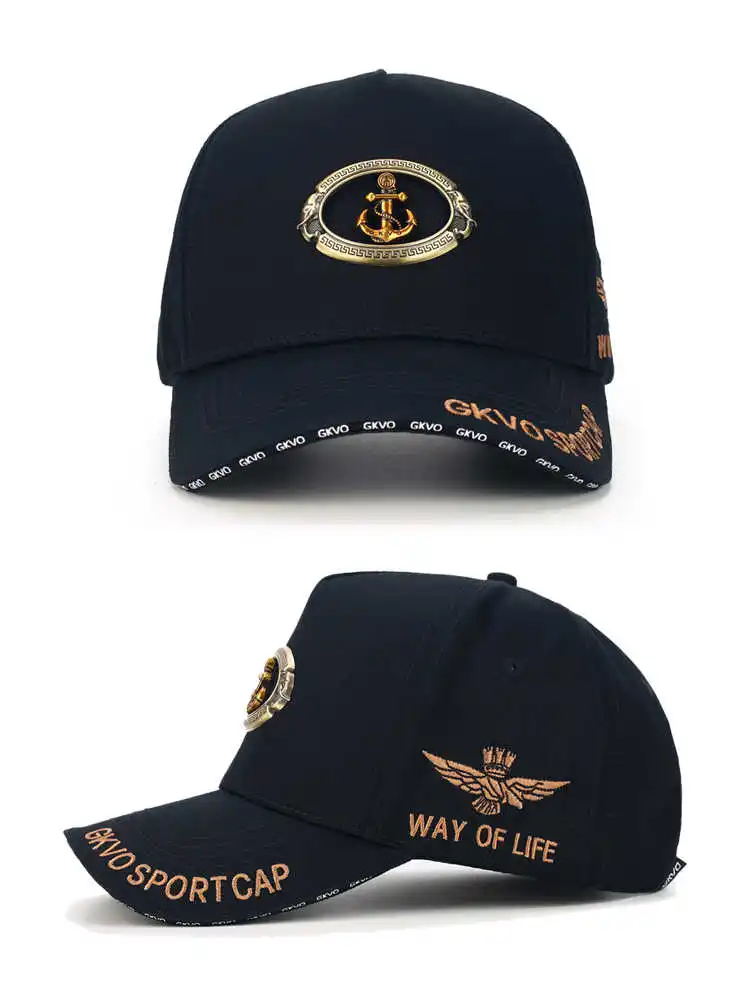 

UPF50+ Baseball Cap for Men - Adjustable Breathable Peaked Cap, Lightweight Sports Hat for Outdoor, Golf, Streetwear