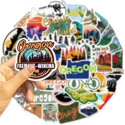 50PCS Oregon Scrapbook Stickers DIY Diary Laptop Luggage Skateboard Graffiti Decal Fun Stylish Classic Toys