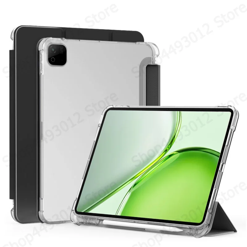 For Honor Pad X9B Max Case 13 inch with Pencil Holder Trifold PU Leather Soft Back Stand Tablet Funda For Honor Pad X9 Max Cover