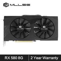 MLLSE AMD RX 580 8GB 2048SP Gaming Graphics Card GDDR5 256Bit PCI-E 3.0 x16 8Pin Radeon GPU Rx 580 Video Card Placa De Video