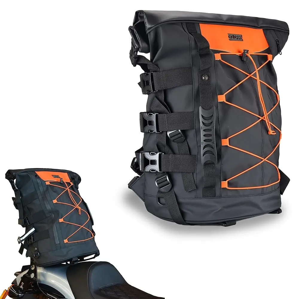 

Бесплатная доставка: Мотоциклетная сумка на спинку сиденья (Sissy Bar Bag) 40 л, расширяемая, большой вместимости, для путешествий, мотоциклетный рюкзак-даффл с креплением на спинку сиденья