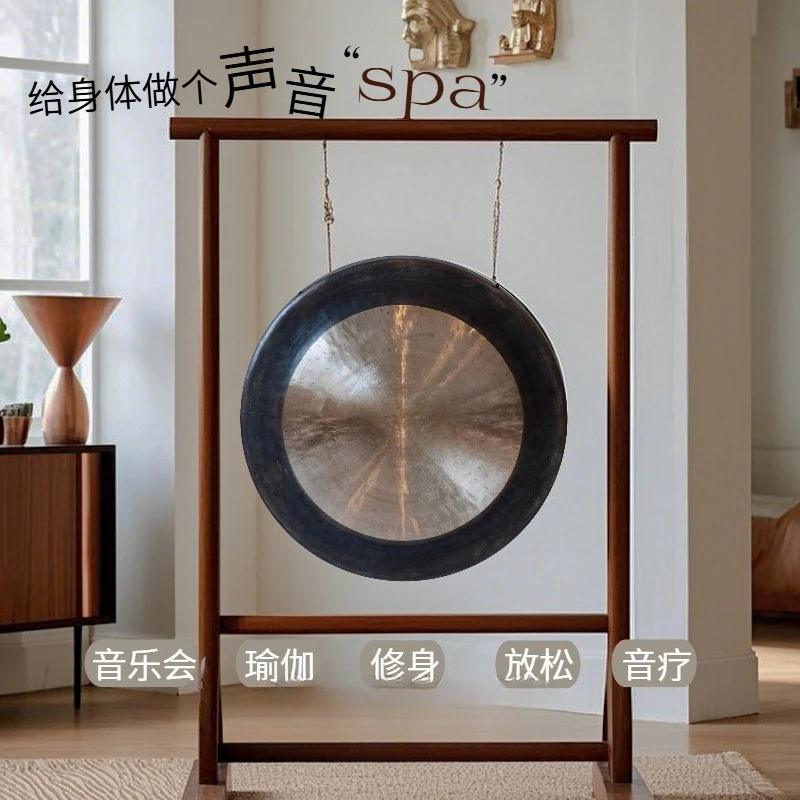 Hand carved gong lotus tree of life meditation gong yoga sound therapy gong niche percussion instrument