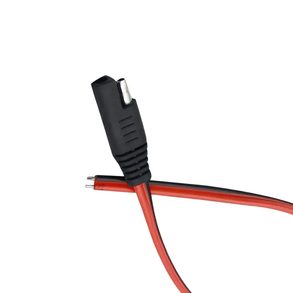 

1PCS 18AWG SAE Extension Cable 2-Pin SAE Quick Disconnect Plug 10A Solar Battery Panel SAE Plug Input Cable and Output Cable