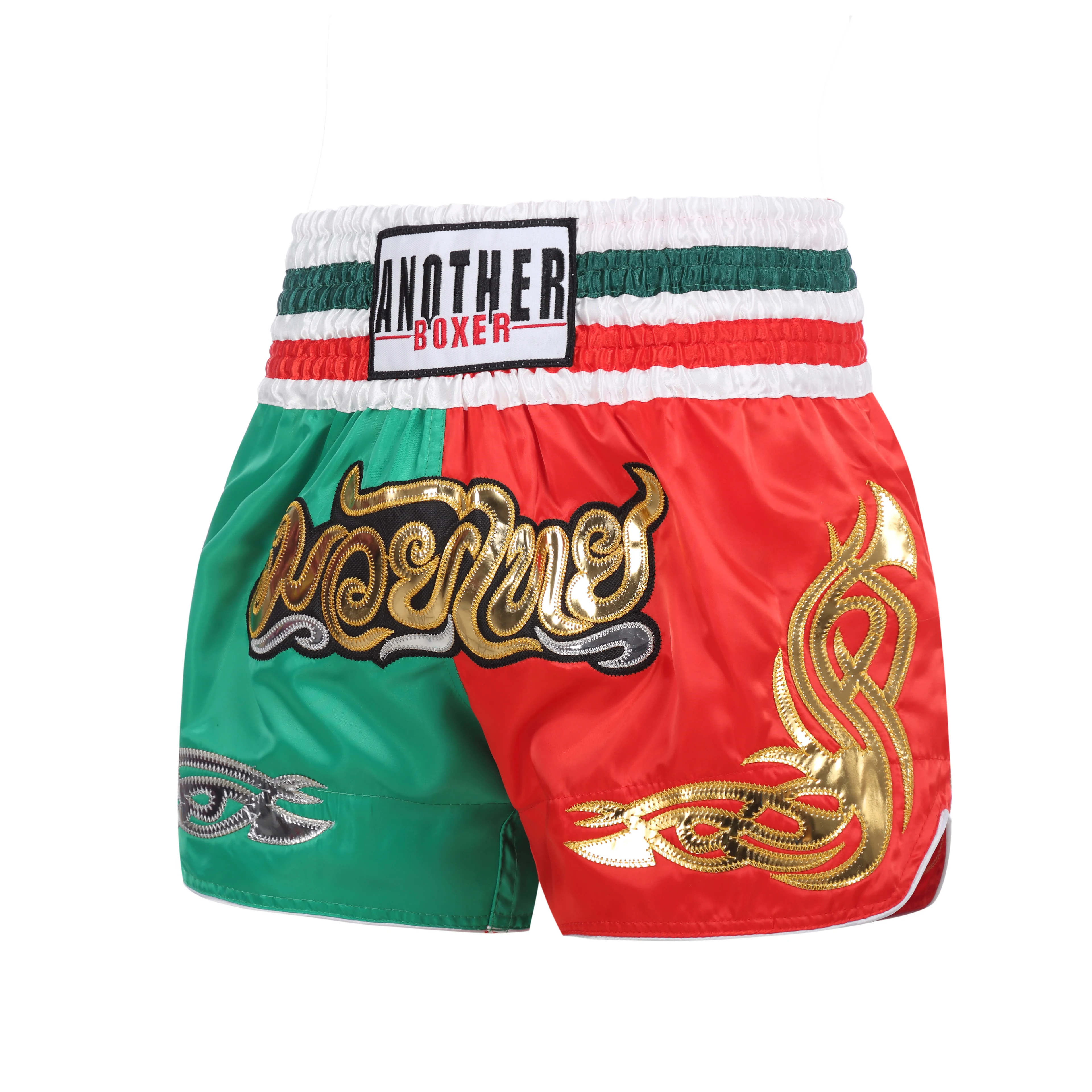 Muay Thai Shorts Men Kids Boxing Shorts Women Embroidery Satin Martial Arts Grappling Sparring Cage Fighting Kickboxing Pants