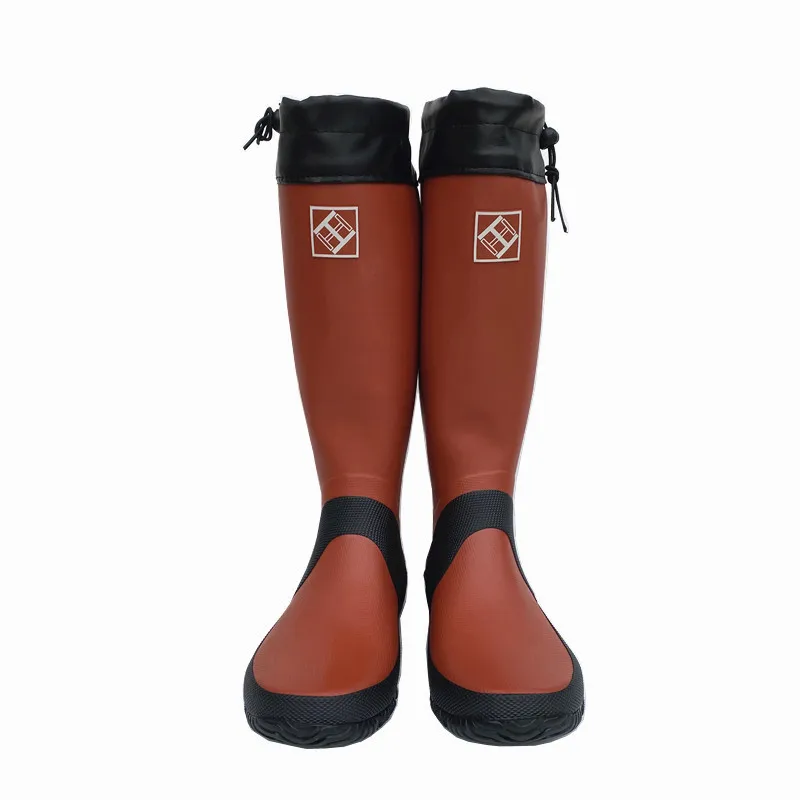 Men\'s Over-the-Knee Rain Boots Fishing Boots Latex, and Waterproof Platform - for Fishing, Bird Watching, and Car Washing