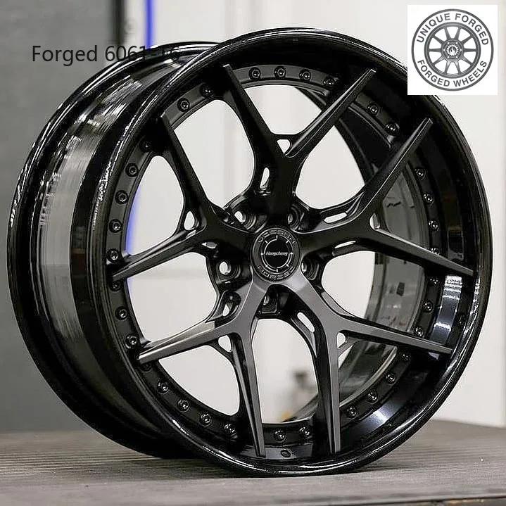 26 Style Forged Wheels Alloy 2-piece 5x112 5x120 5x114.3 Staggered Wheel 17 18 19 20 21 22 23 24 Inch Car Wheel Rim