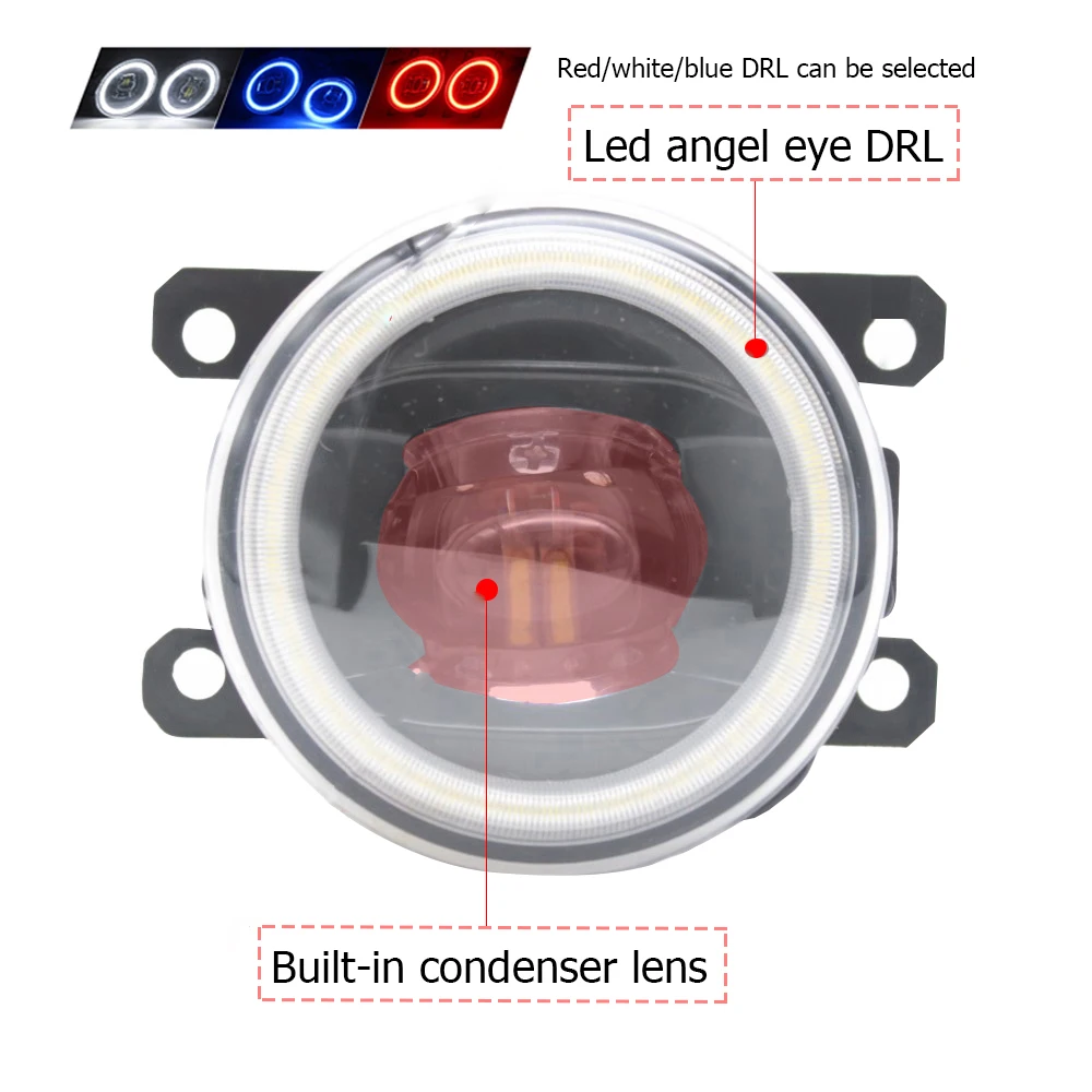 Upgrade Led Angel Eye Fog Lights 30W DRL Or Halogen Foglamp For Opel Astra G OPC MK4 02/2002-2005 Holden Astra SRi Turbo (TS)