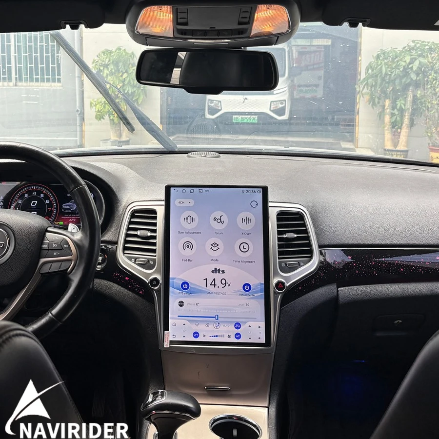 14.5'' GPS Navigation Multimedia Video Player For Jeep Grand Cherokee WK2 2014-2020 Screen Android 15 Car Stereo CarPlay stereo
