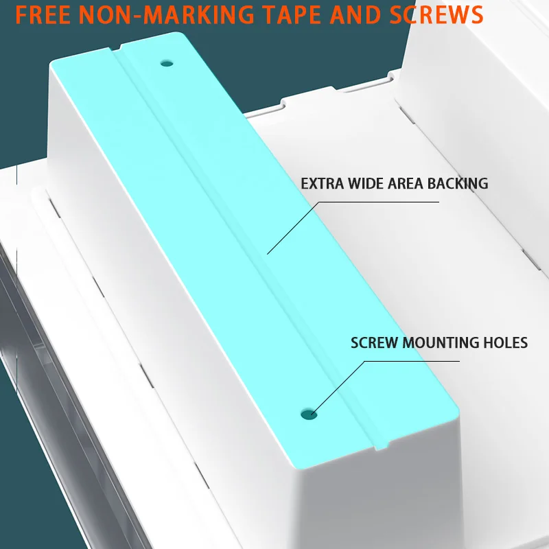 Universal No-Drill Under-Desk Drawer | Adhesive, Hidden Storage Organizer for Office or Home with Large Capacity