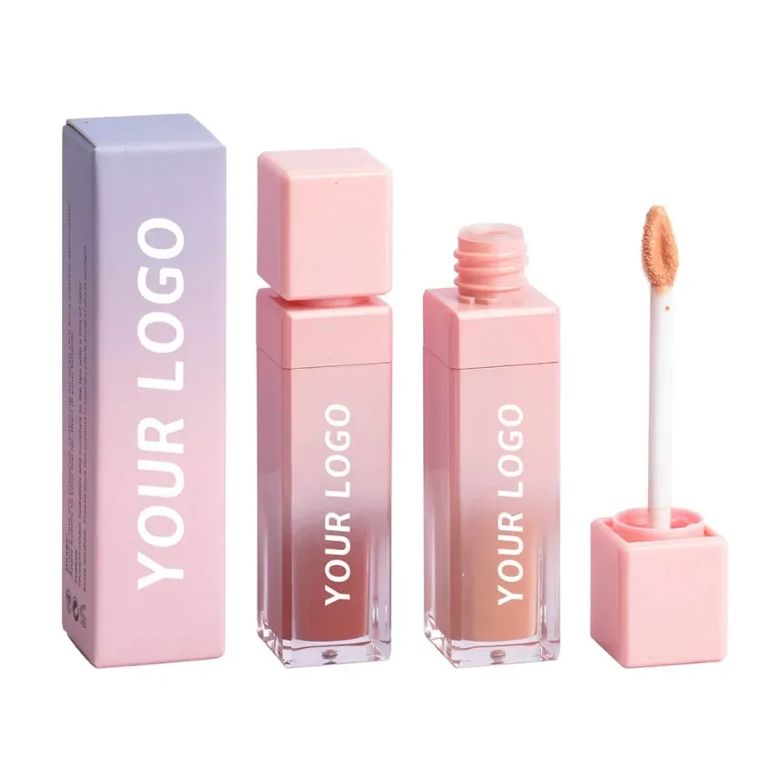 

Private Label Lip Gloss P35 Tube Custom Logo Pigment Selective Matte Glossy Metallic Non-stick Waterproof Makeup Wholesale Vegan