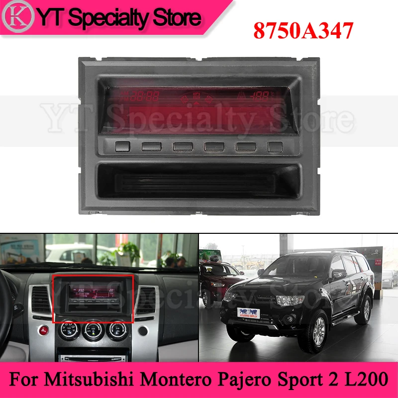 (second-hand) 8750A347 Central Control Multifunctional Display Information Screen For Mitsubishi Montero Pajero Sport 2 L200