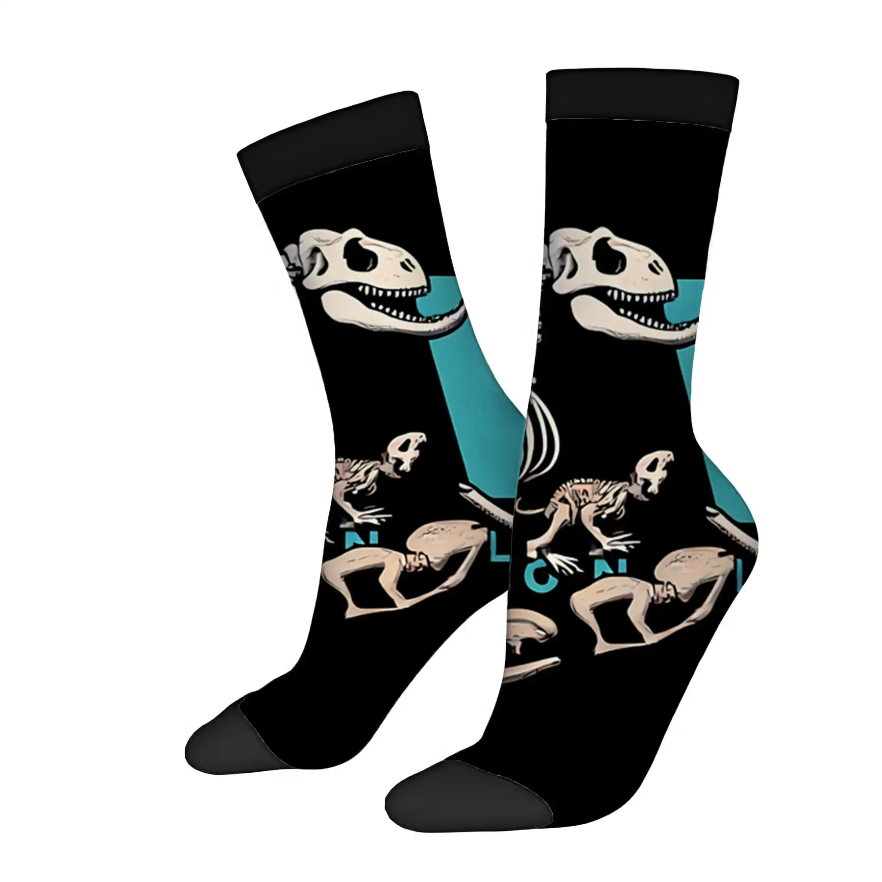 

Универсальные носки Four Seasons. Модные носки унисекс разных цветов со скелетом и морскими существами. Носки с принтом.