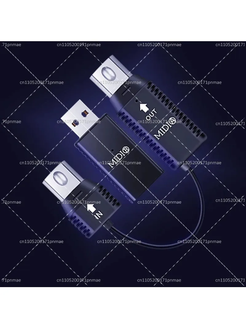 Wireless MIDI System Interface Mini Transmission Adapter Plug and Play Support