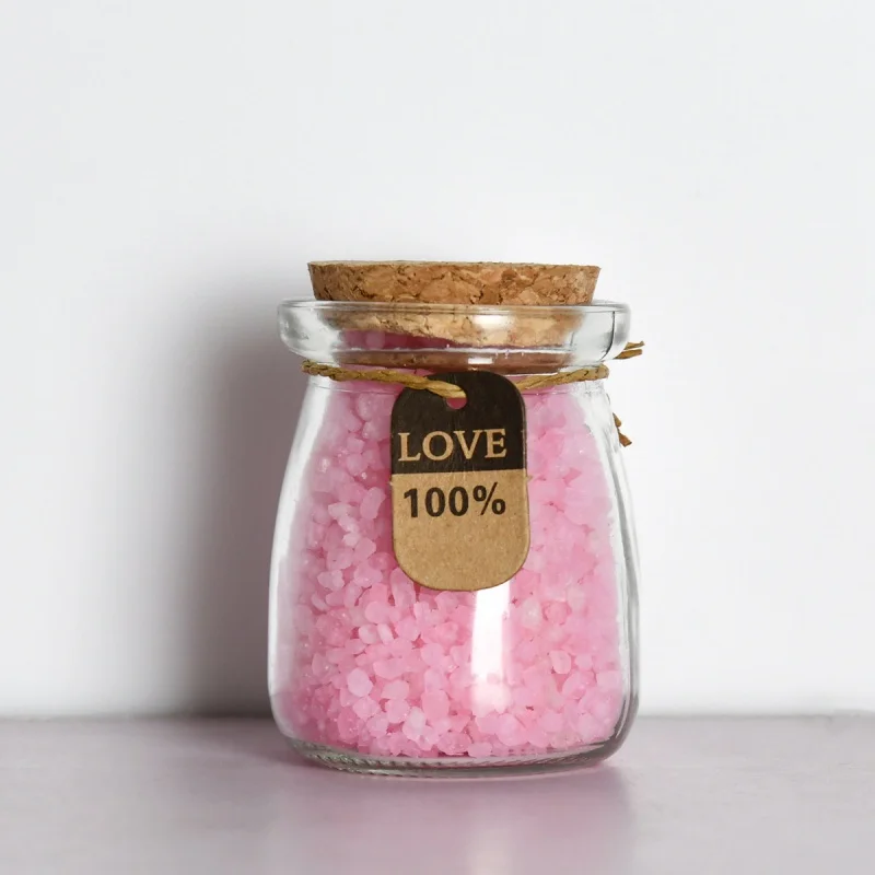 Mineral Granular Salt Rose Lavender Bath Salts Aromatherapy Crystal Salt Customized Fragrance Color