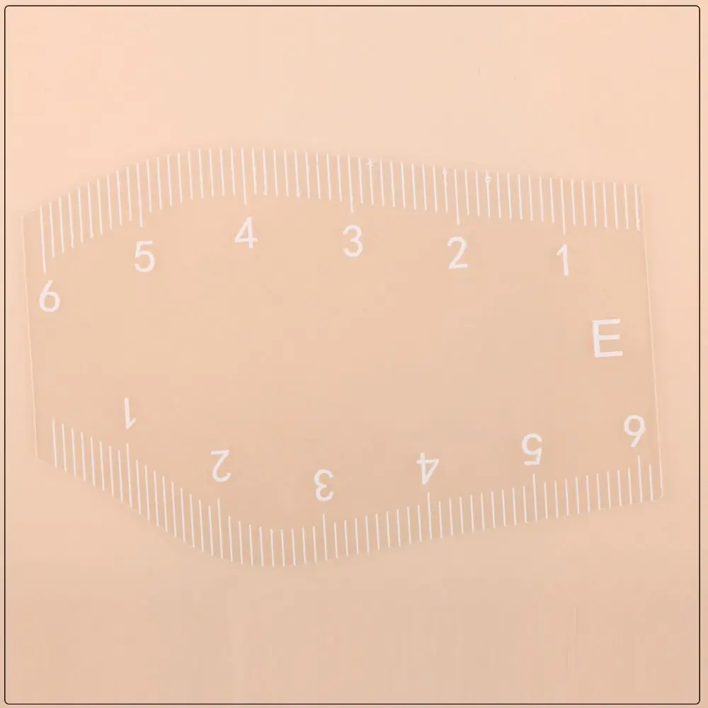 5Pcs Flexible Rulers Brow Shaping Stencil Reusable Transparent Eyebrow Mapping Ruler Multi-Style Precise Shaping