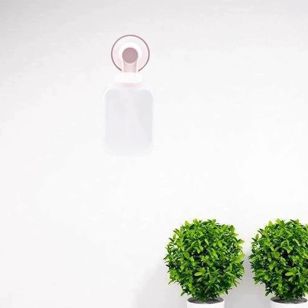 

Vacuum Suction Cup Wall Mounted Manual Soap Dispenser ABS Plastic Foaming Liquid Soap Pump for Bathroom Shower Kitchen Sink