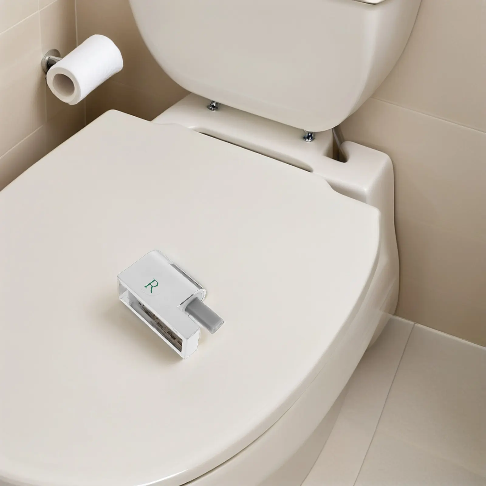 

1Set Toilet Seat Hinge Replacement Soft Close Dampening Hinges ABS Material Slow Lowering for Quiet Bathroom Use Home Hotel Safe