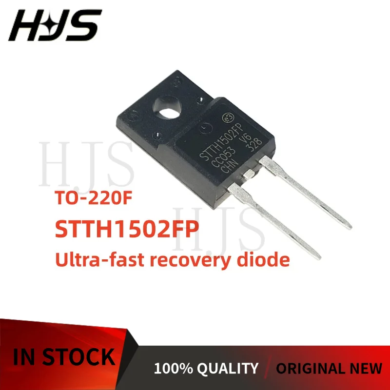 10-20PCS 100% New STTH1502FP STTH1502 1502FP 1502 TO-220F Ultra-fast recovery diode