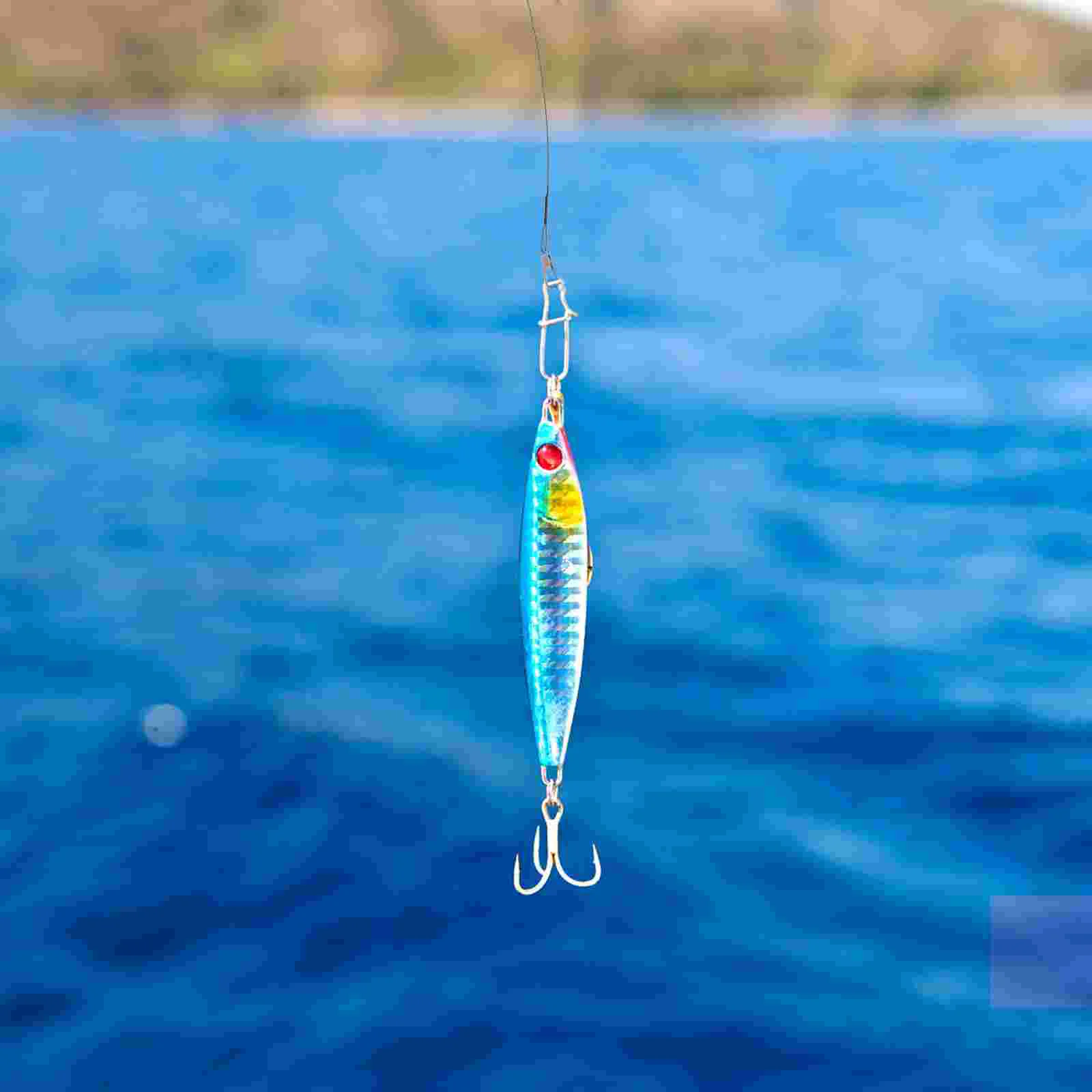 30 Pcs High Strength Fishing Wire Bait Crappie Lures Steel Wacky Rig Trace Leader