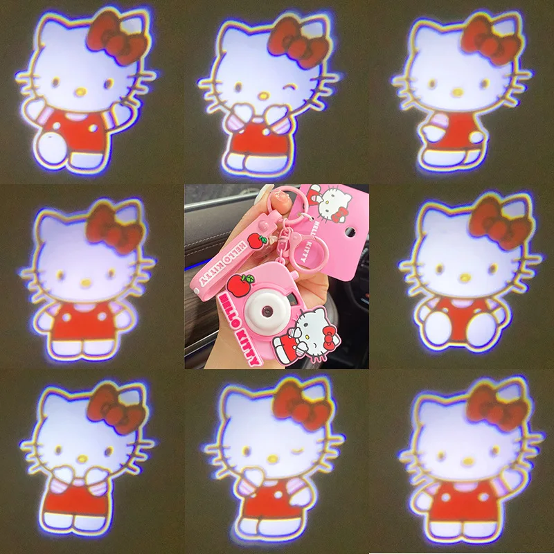 

Sanrio Camera Projection Car Keychain Pendant Exquisite Female Creative Internet Celebrity Cute Backpack Hanging Accessories