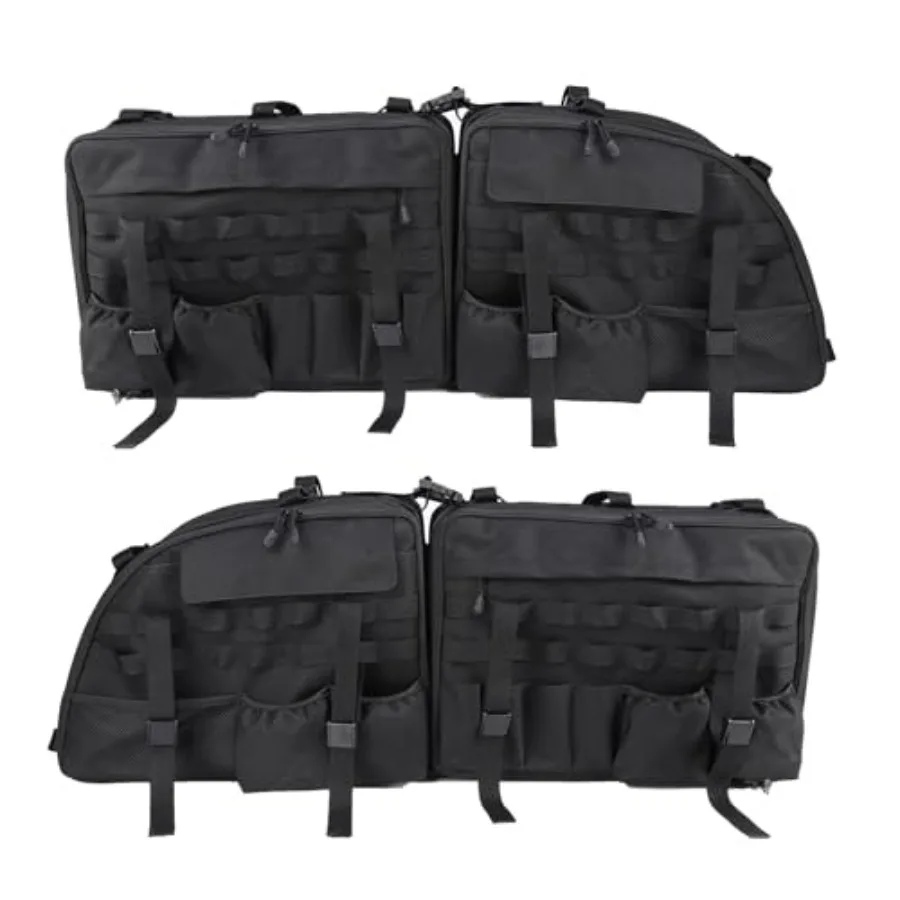 

Органайзер Linskip TrunkMate для дуг безопасности Ford Bronco 2021-2025: Прочная сумка для хранения на системе Molle с удобными карманами, черная