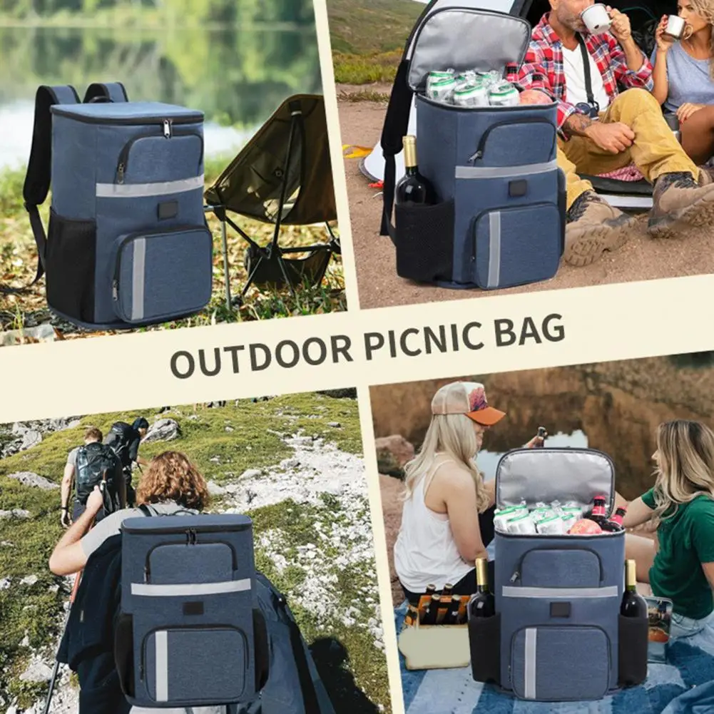 

Long-lasting Cooler Pack Insulated Leak Proof Cooler Backpack for Camping Beach Travel Waterproof Rucksack Holding for Fishing