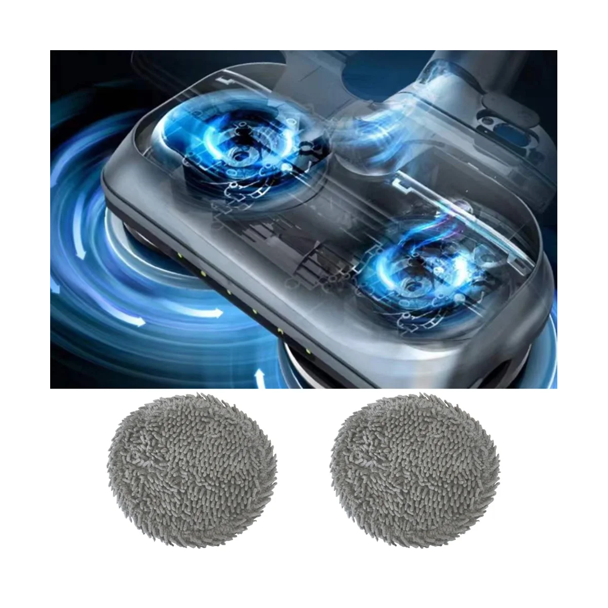 ملحقات المكنسة الكهربائية لـ P11/P11 Combo/P10 PRO/U11 مكنسة كهربائية محمولة لاسلكية فلتر HEPA ممسحة قماش