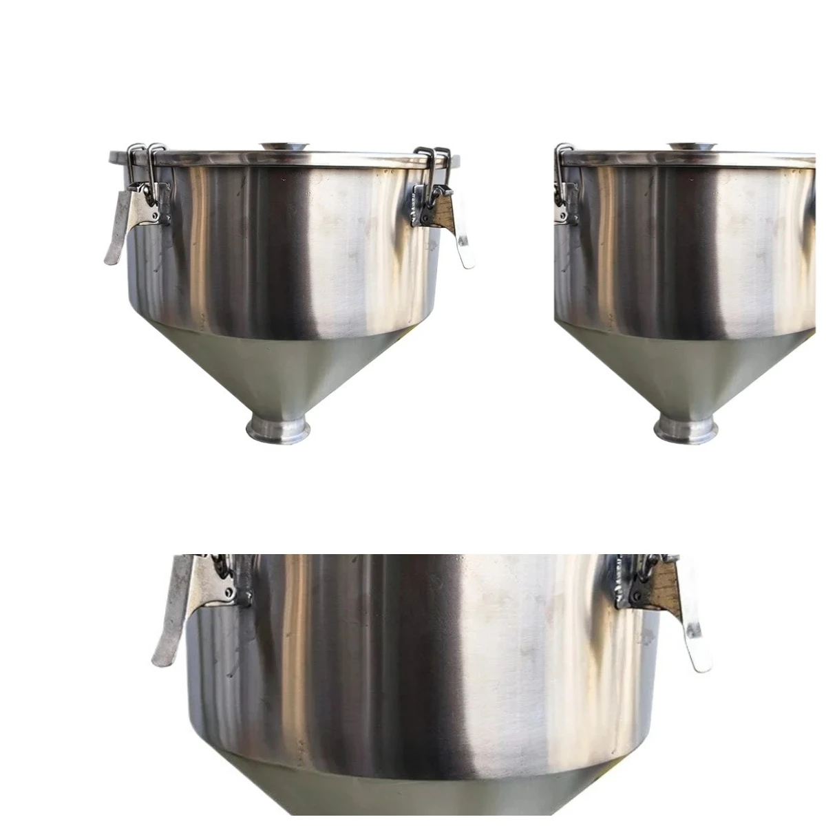 Large Diameter Cone Filling Machine 316/304 Hygiene Food Stainless Steel Kitchen Funnel Cover Hopper