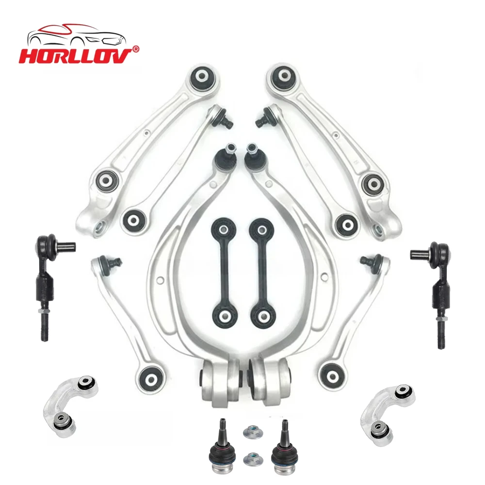 

16PCS Auto Suspension Parts Front Lower Control Arm Kit for Audi A4 A5 Q5 B8 A6 C7 8K0498998 8K0407693F