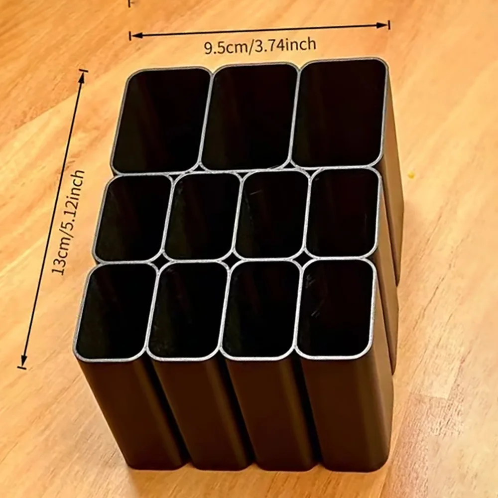 11/22 Grids USB Cable Storage Tray Wire Management Box Desktop Electronic Accessory Organizer for Home Office Holiday Present image 6
