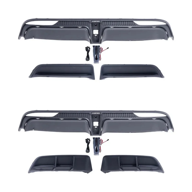 Factory Supplier Auto Accessories Bodykit YOFER Modified Sp Compatible Car Rear Bumpers Diffuser Lip For Model 3
