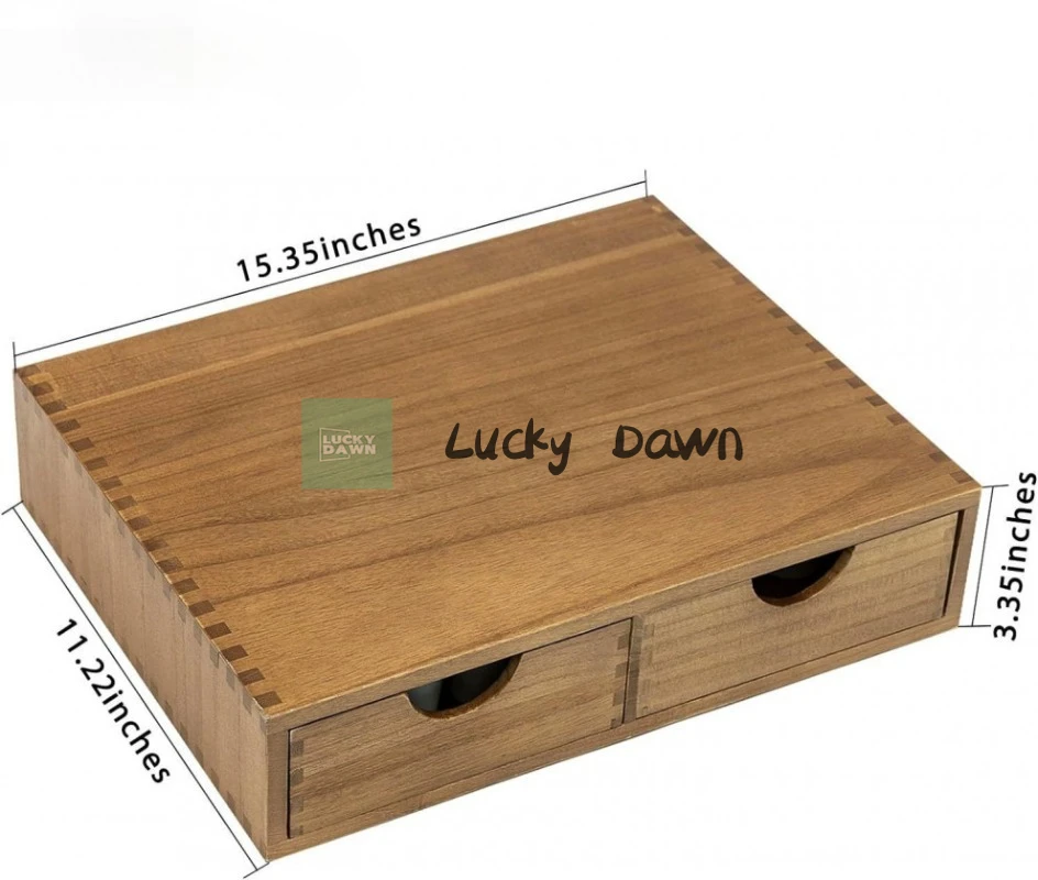

Capsule coffee drawer storage box storage box jar wooden display case tea set coffee machine base bracket household