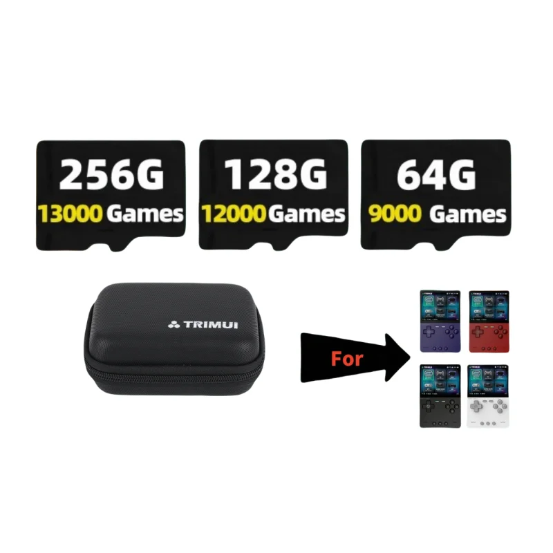 TRIMUI BRICK TF Card Memory Card Handheld Game Console Pre-install Plug&Play Retro Game Card Handheld Game Memory Card TF Card