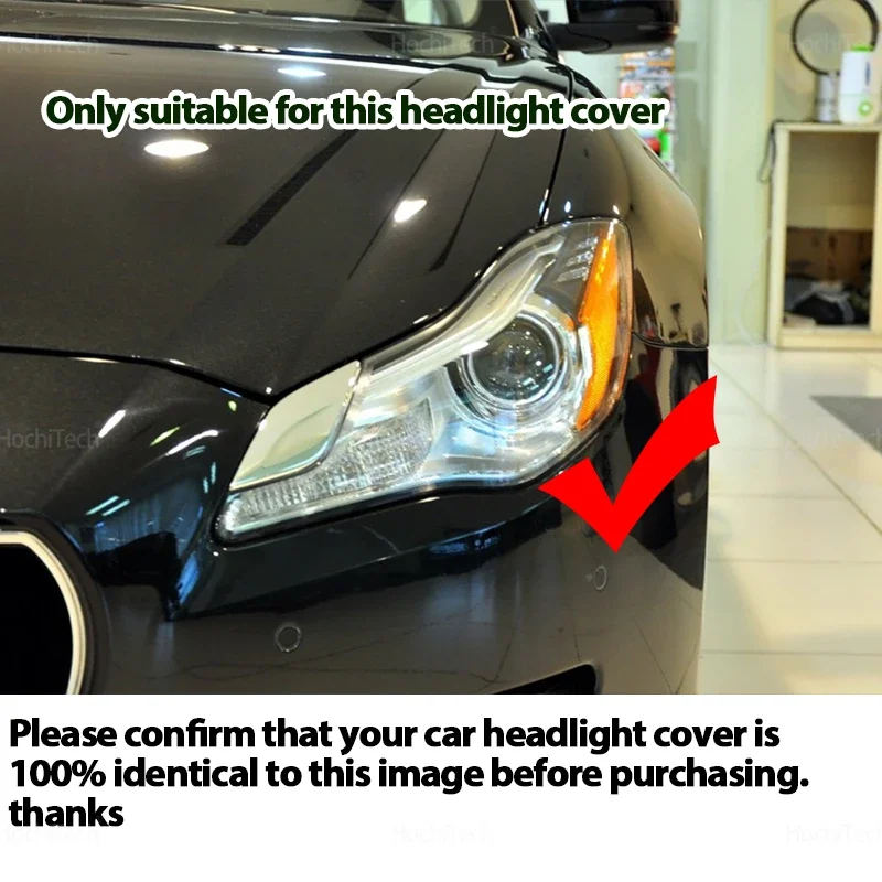 Car Headlamp Cover Headlight Lens Glass Cover Lampshade Bright Shell Lens Covers For Maserati Quattroporte M156 2013-2017