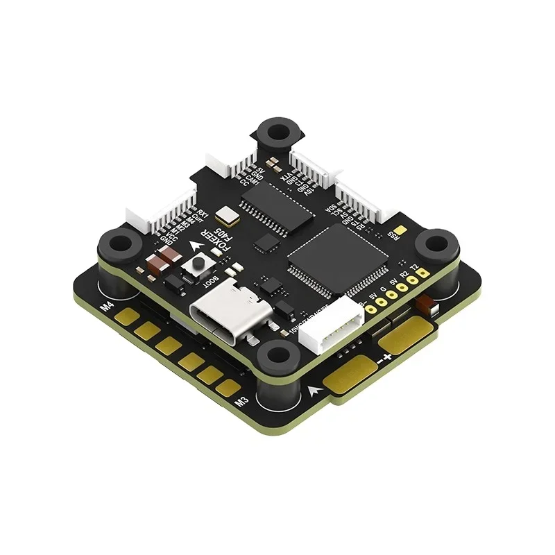 FOXEER Reaper F405 V2 FC Stack 55A 4in1 BLHeli32 ESC 4-8S Built-in Video Switcher Barometer Servo Port FPV Drone Combo Parts