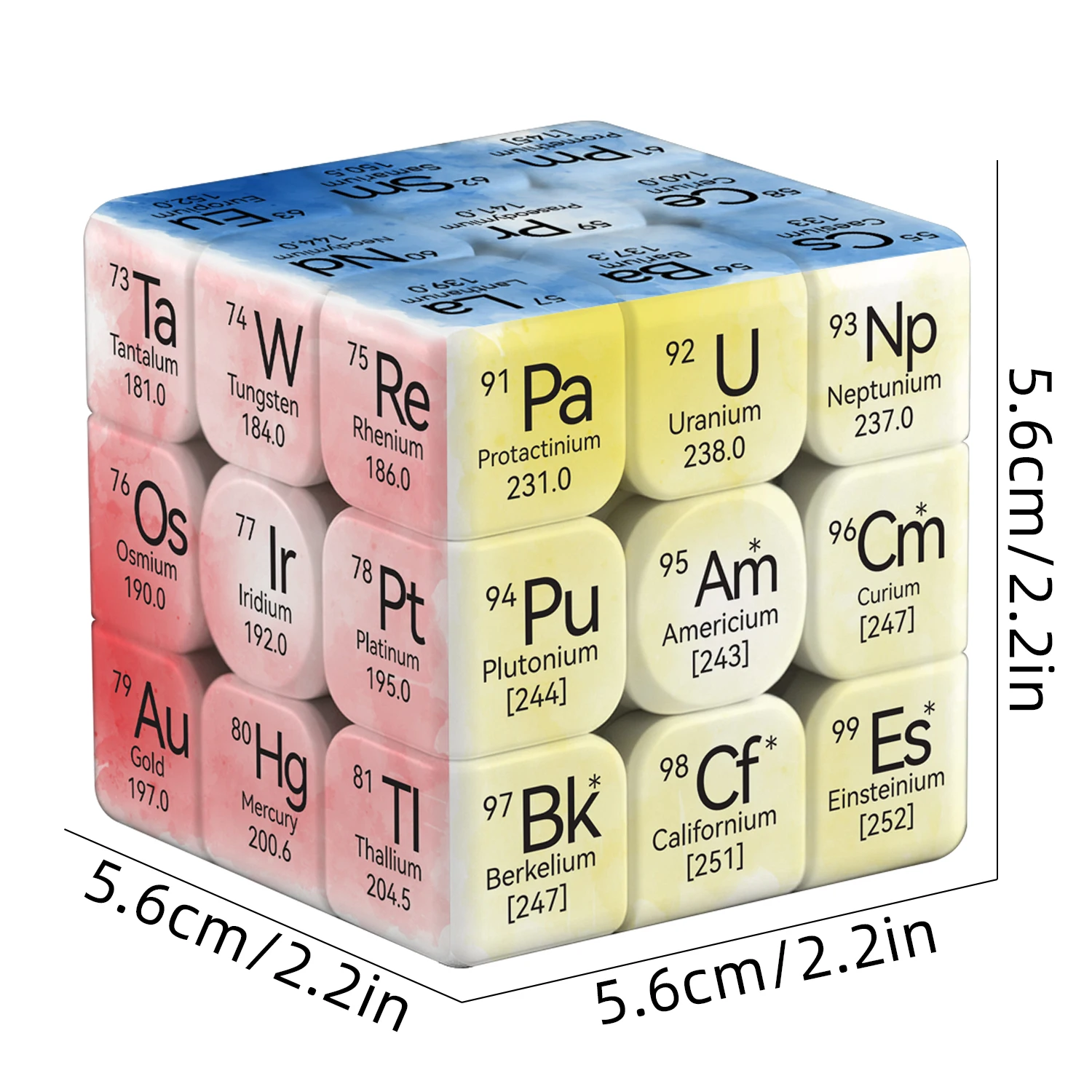 The Periodic Table Cuberspeed ZIINA STAR 3x3 Speed Cube Puzzle Magic Cube 3x3x3 Puzzle image 6