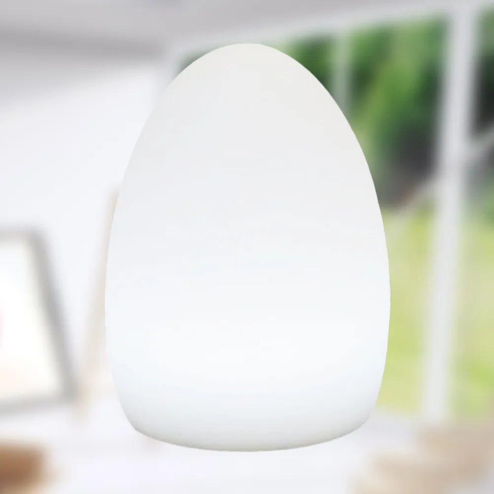 

LED Egg Shaped Colorful Night Light USB Charging Desk Table Lamp 10x15cm Romantic Bedside Light for Home Adults
