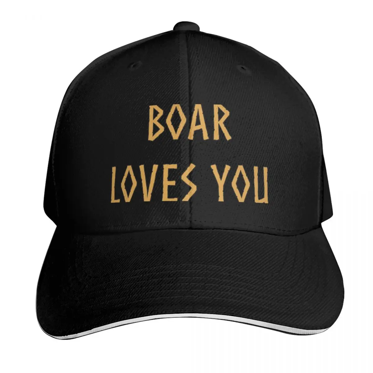 Boar loves you - Valheim inspired Baseball Cap Lightweight Packable Gift for Him Her Casual Daily Wear