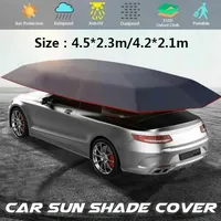 Car Roof Sunshade Tent Umbrella Waterproof Dustproof UV Protection Sunshade Cover Car Canopy Cover