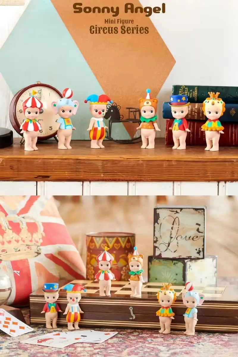 Горячая ограниченная серия, оригинальные слепые коробки Sonny Angel Circus первого поколения, милые высококачественные мини-модели ручной работы, подарки на день рождения