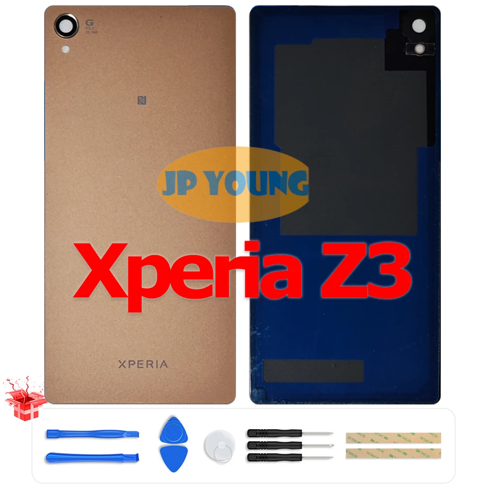 Оригинальная задняя крышка аккумулятора, корпус задней двери для Sony Xperia Z3 D6603/D6633/D6653/L55T/SO-01G-замена